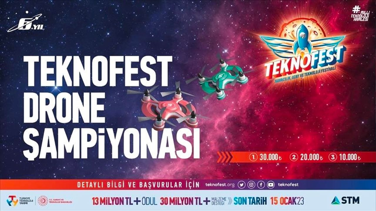 TEKNOFEST Drone Şampiyonası'na başvurular 15 Ocak'ta sona erecek
