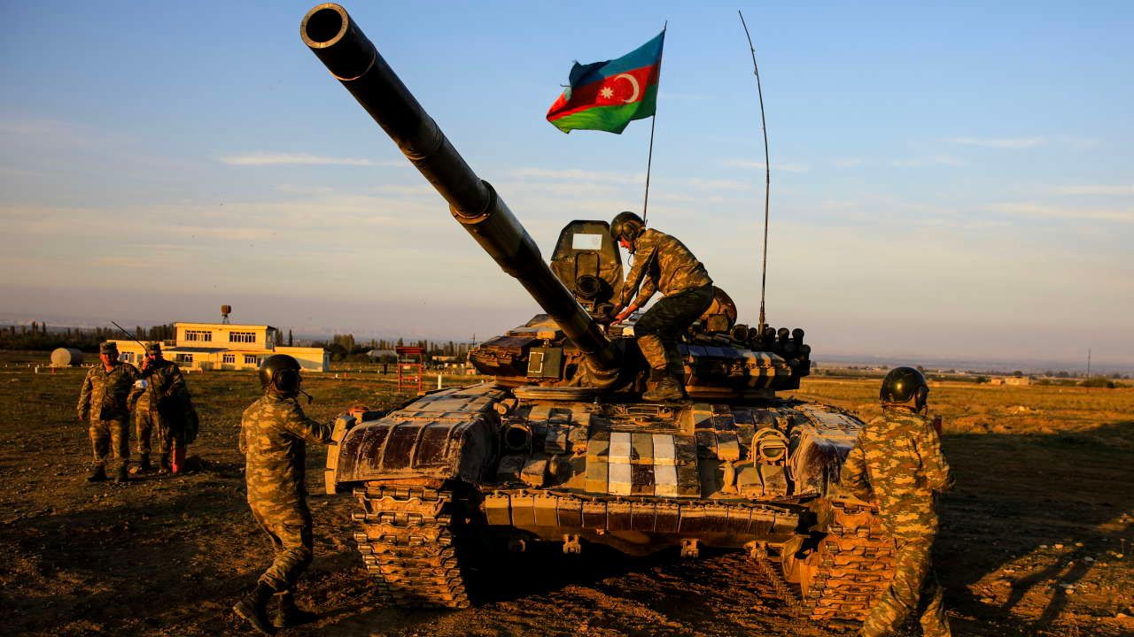 Azerbaycan ordusundan Karabağ hamlesi