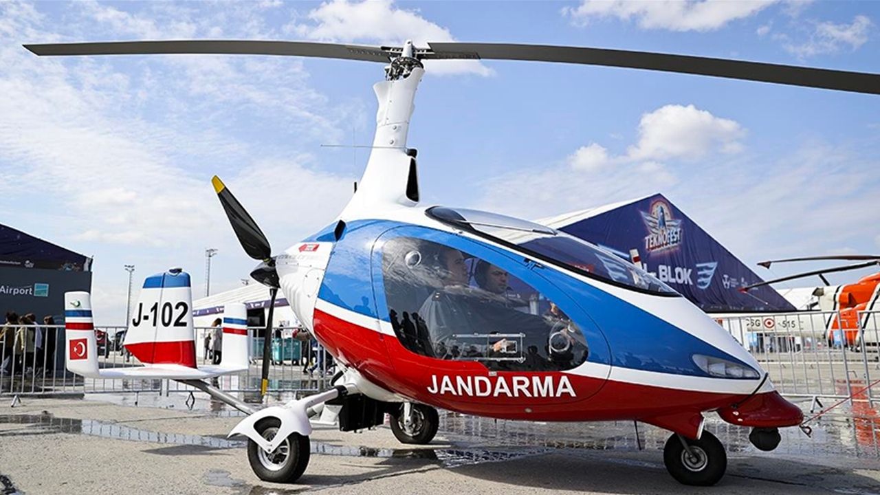 Filoya yeni katılan "Cayrokopter", Jandarmanın havadaki gözü olacak
