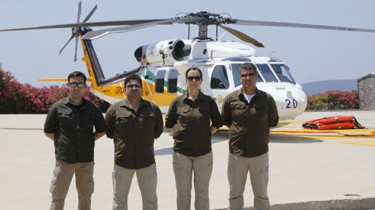 Yangın söndürme helikopteri "NEFES" Muğla'da göreve başladı