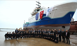 Yenilenen "DENAR-1" Bilimsel Araştırma Gemisi, KTÜ'ye teslim edildi