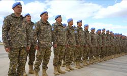 Kazak askerler, BM Gözlem Gücü’nde görevlerine başladı