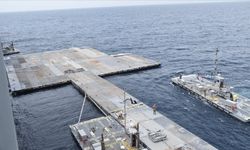 Pentagon: Gazze sahiline geçici liman inşaatı tamamlandı