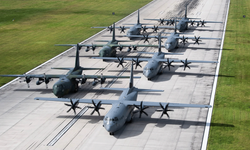 Çok uluslu C-130 uçakları Guam'da “Fil Yürüyüşü” gerçekleştirdi
