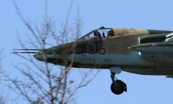 Rus Su-25 uçağı eğitim uçuşu sırasında düştü