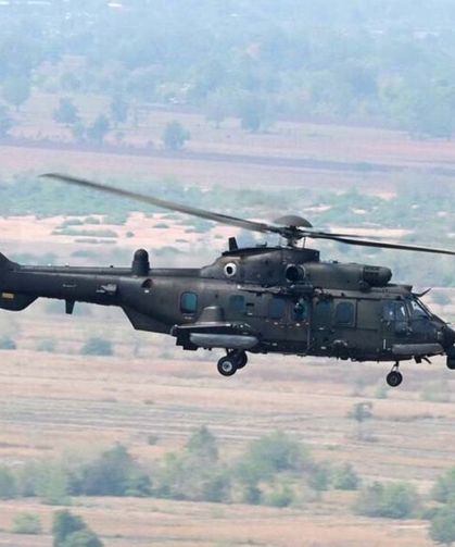 Singapur H225M helikopterinde dron ile ekip çalışması test edilecek