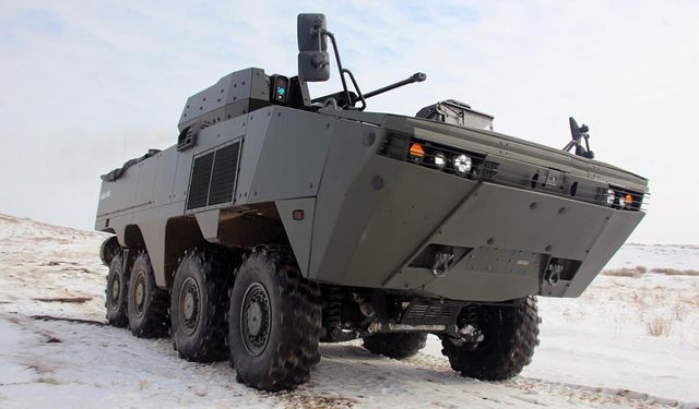 Türk zırhlısı ARMA 8x8'e ilk görev