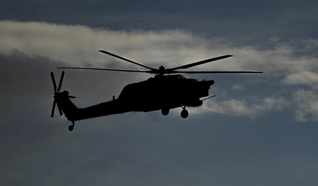 Rusya'da Mi-28 model askeri helikopter düştü