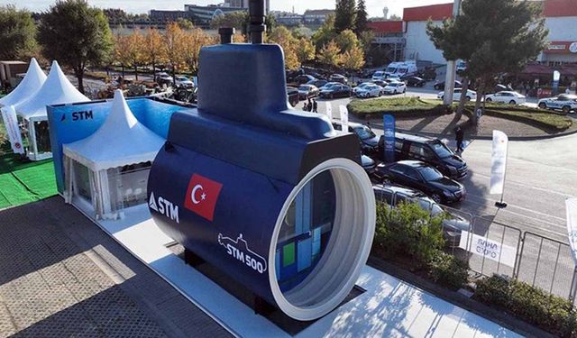 STM, SAHA Expo 2024’te yerli üretim hafif denizaltı STM500’ün basınç gövdesini tanıttı