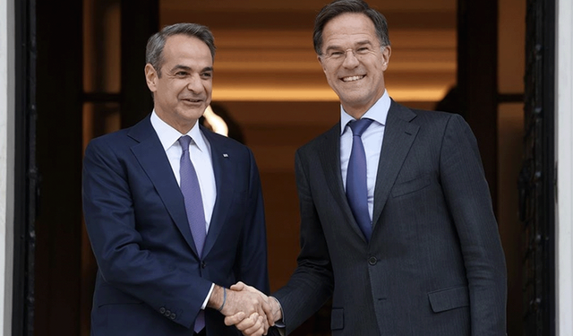 Miçotakis ve NATO Genel Sekreteri Rutte, Atina’da görüştü