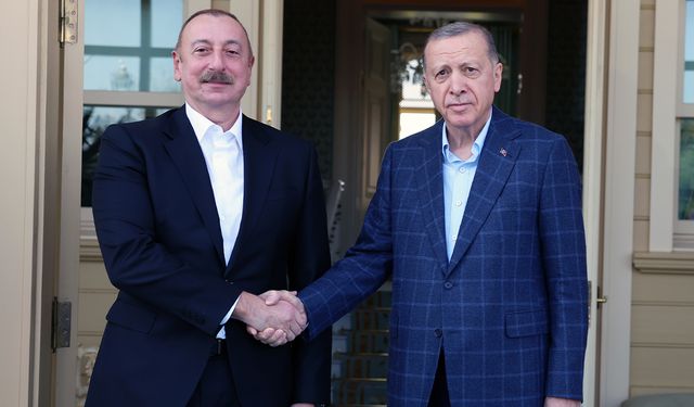 Cumhurbaşkanı Erdoğan, Aliyev ile görüştü