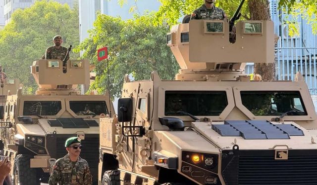 Birleşik Arap Emirlikleri’nin ürettiği zırhlı araçlar Maldivler ordusuna teslim edildi