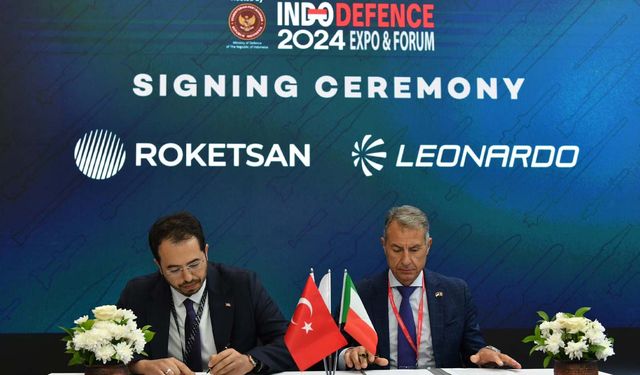 Roketsan ve Leonardo Endonezya'da savunma iş birliği anlaşması imzaladı