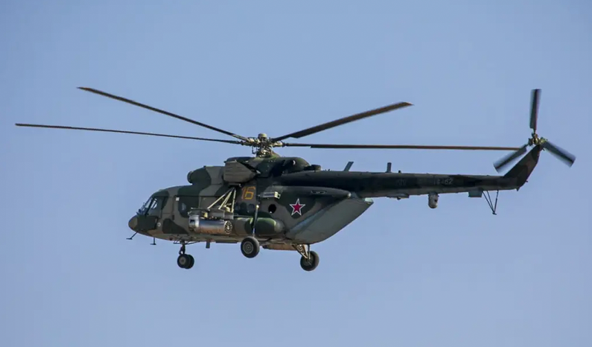 FPV dron Rus Mi-8 helikopterini neredeyse vuruyordu
