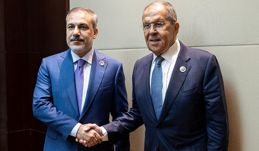 Bakan Fidan, Rusya Dışişleri Bakanı Lavrov ile bir araya geldi