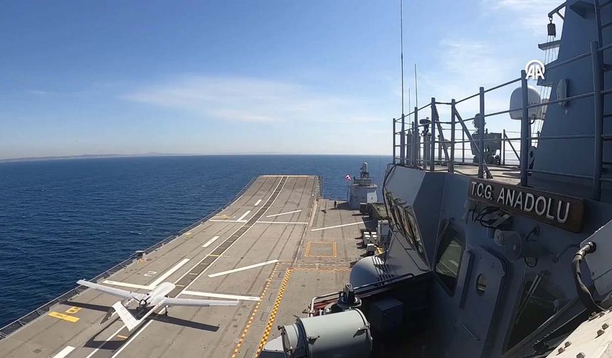 Bayraktar TB3’ten TCG ANADOLU’ya tam otomatik iniş ve kalkış