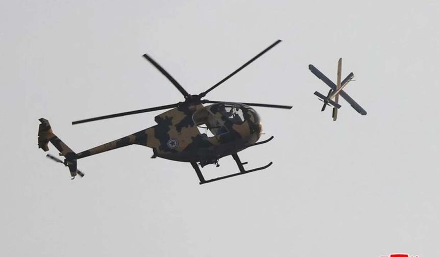Kuzey Kore, helikopter ekiplerini dron önleme eğitimiyle güçlendiriyor