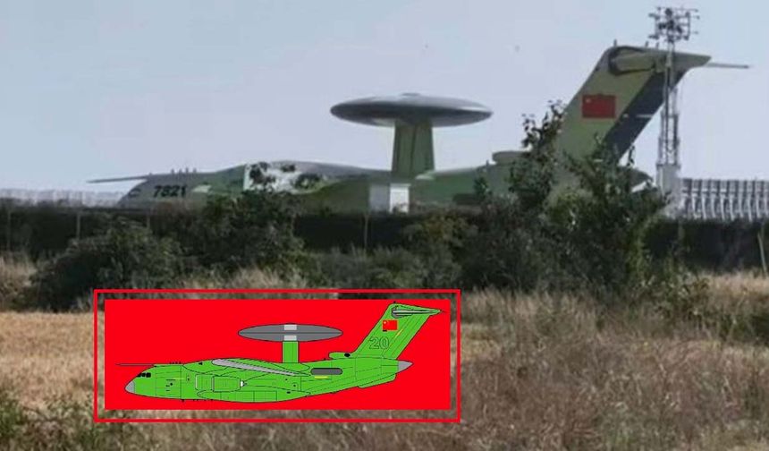 Çin’in yeni erken uyarı uçağı KJ-3000 görüntülendi