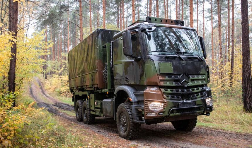 Almanya, Bundeswehr’e Arocs 6×6 kamyonlarını ekliyor
